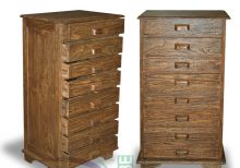 CHEST MAHE RUSTIC MODIFICATION 6+2 DRAWERS TEAK